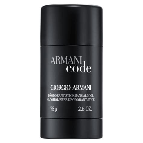 desodorante armani code masculino|giorgio armani code deodorant stick.